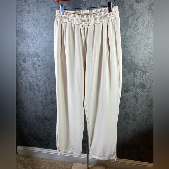 Cream Casual Pants - Picture 1 of 4